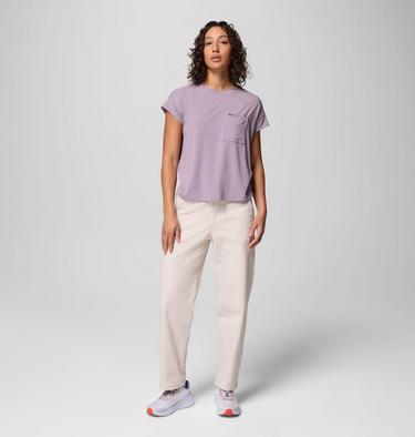 Women's Daniela Falls Short Sleeve Shirt, Color: Shale Purple, image 4