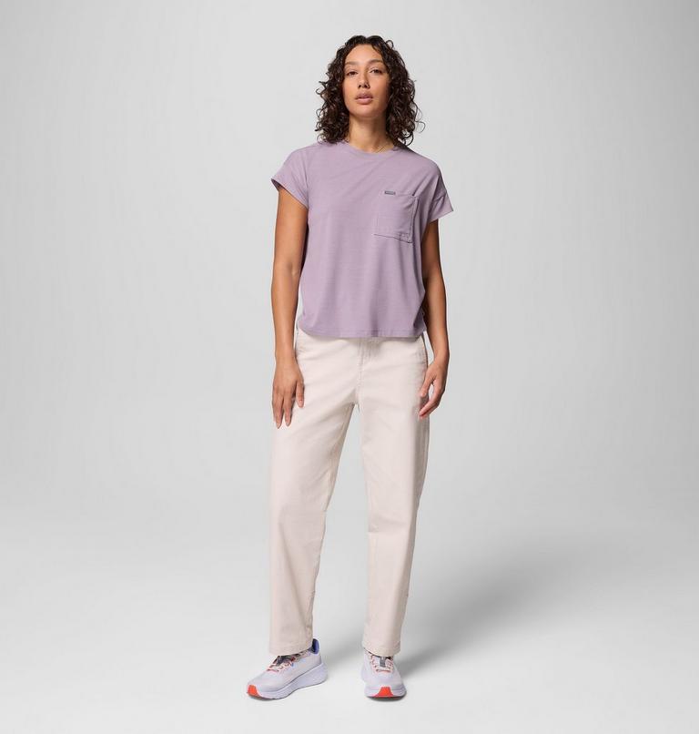Women's Daniela Falls Technical T-Shirt, Color: Shale Purple, image 2