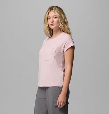 Women's Daniela Falls Technical T-Shirt, Color: Mineral Pink, image 8