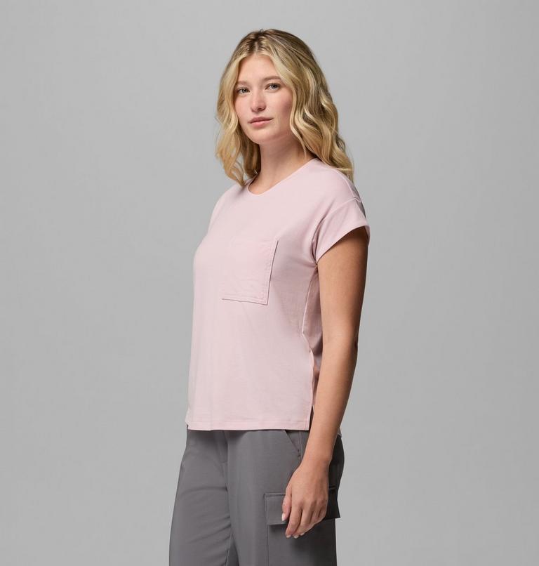 Women's Daniela Falls Technical T-Shirt, Color: Mineral Pink, image 4