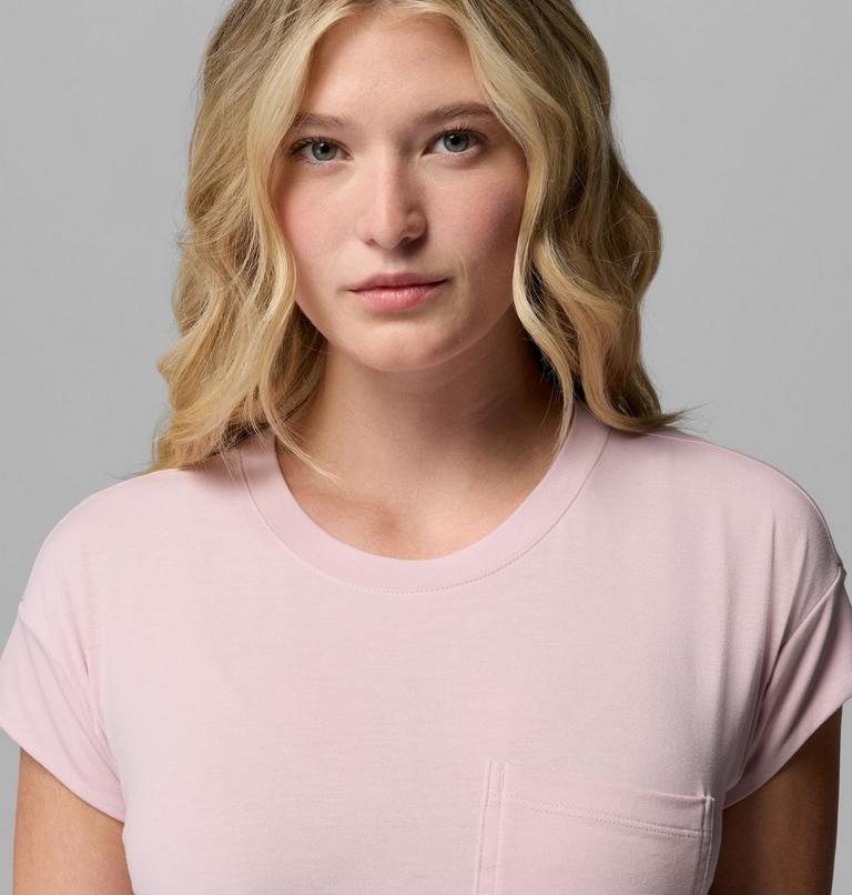 Women's Daniela Falls Technical T-Shirt, Color: Mineral Pink, image 5