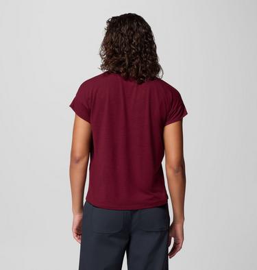 T-shirt tecnica Daniela Falls da donna, Color: Rich Wine, image 15