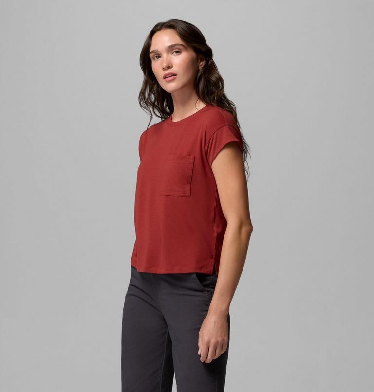 Women's Daniela Falls Technical T-Shirt, Color: Red Oxide, image 4