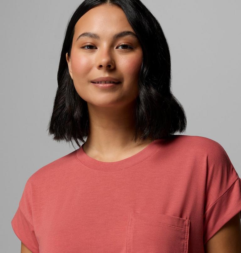 Women's Daniela Falls Technical T-Shirt, Color: Washed Red, image 5