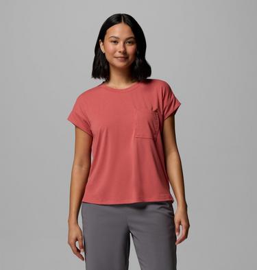 Camiseta t&eacute;cnica Daniela Falls para mujer, Color: Washed Red, image 1