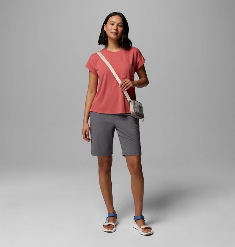 Women's Daniela Falls Technical T-Shirt, Color: Washed Red, image 2