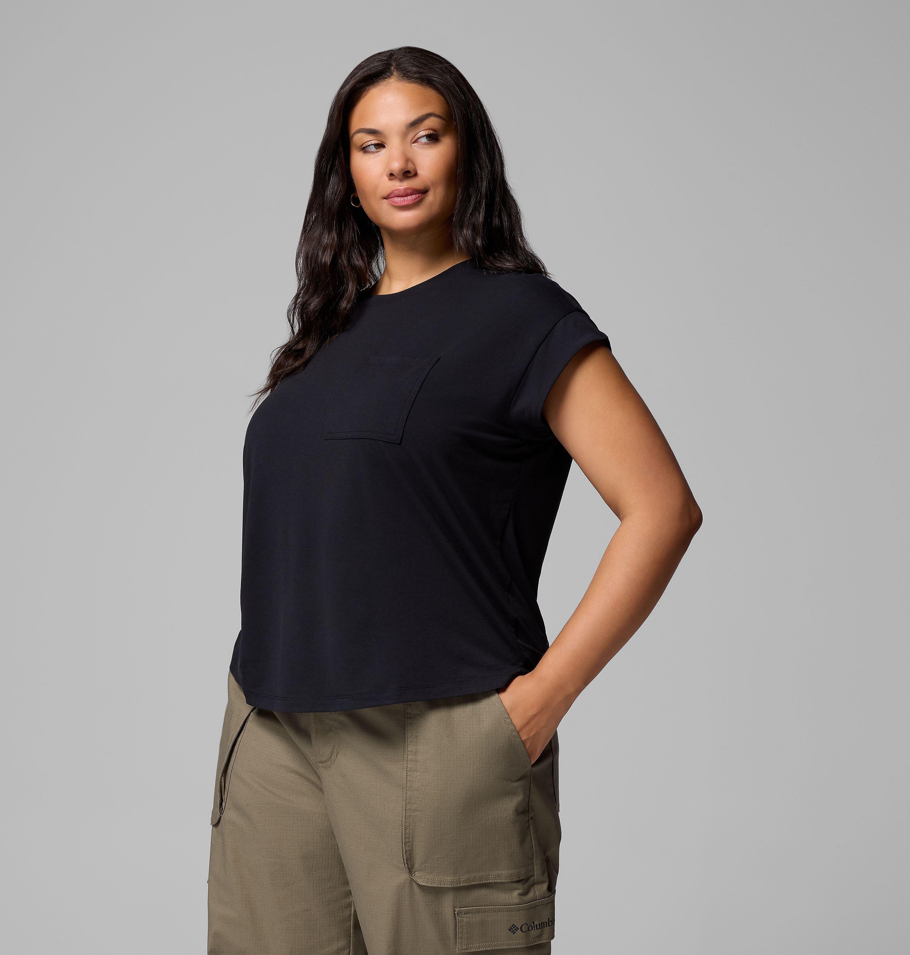 Women's Daniela Falls Short Sleeve Shirt - Plus Size | 010 | 2X 4