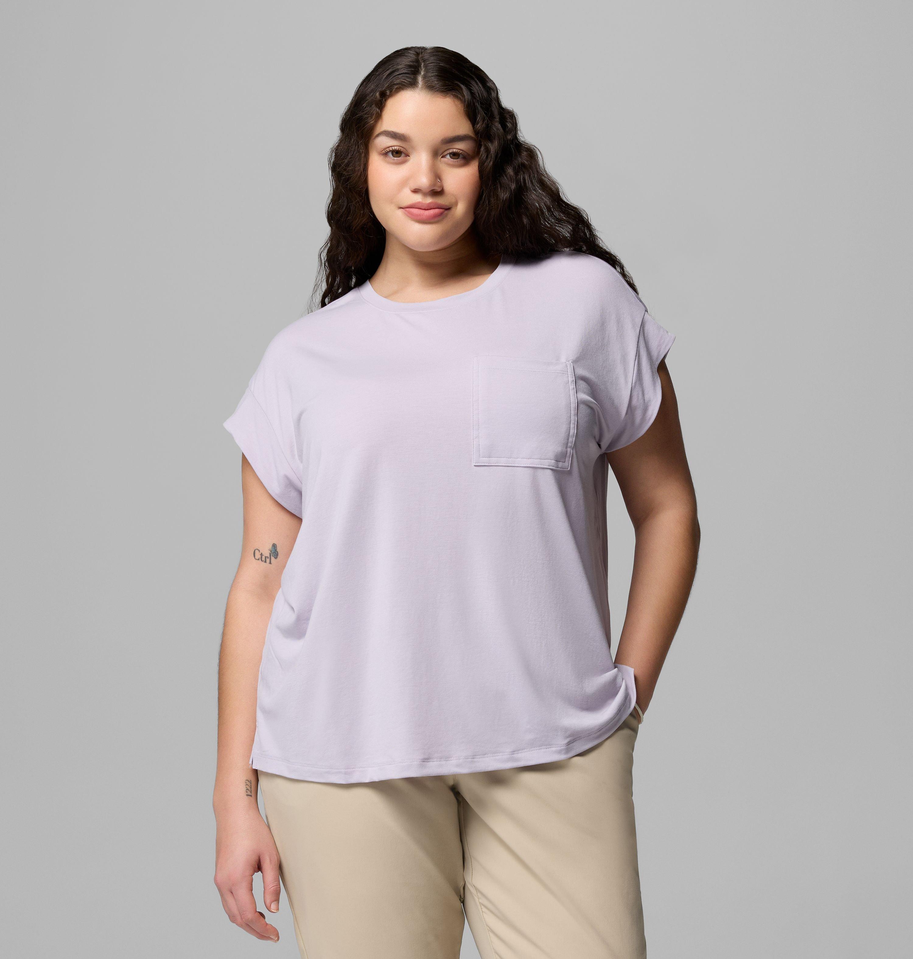 Women's Daniela Falls Short Sleeve Shirt - Plus Size | 551 | 1X 1