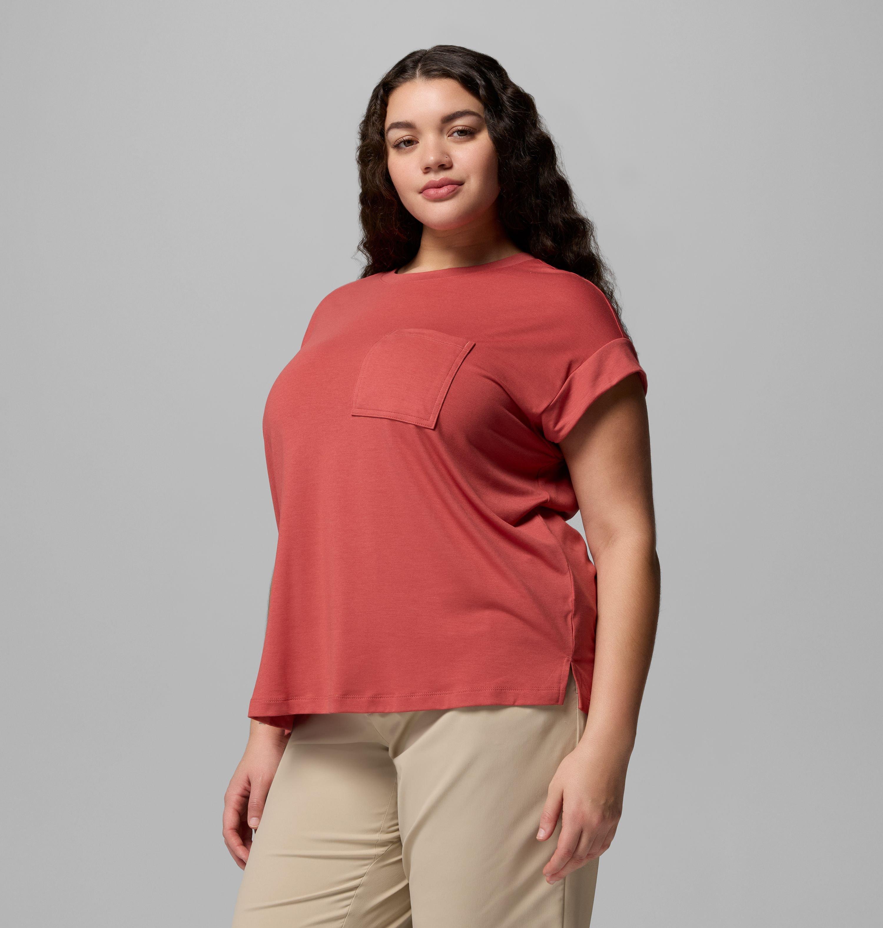 Women's Daniela Falls Short Sleeve Shirt - Plus Size | 643 | 2X 4