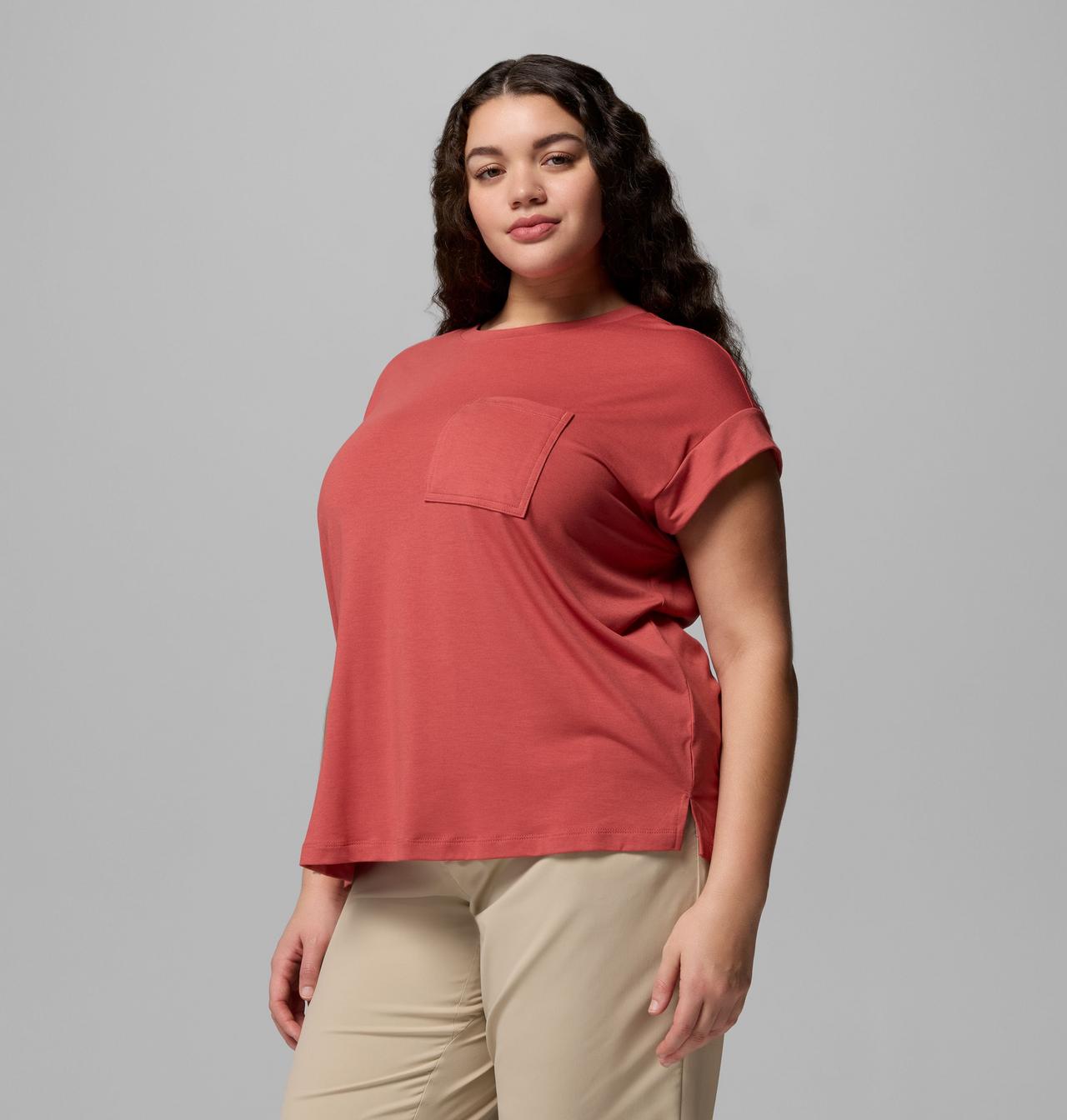Women's Daniela Falls™ Short Sleeve Shirt - Plus Size | 643 | 3X 4
