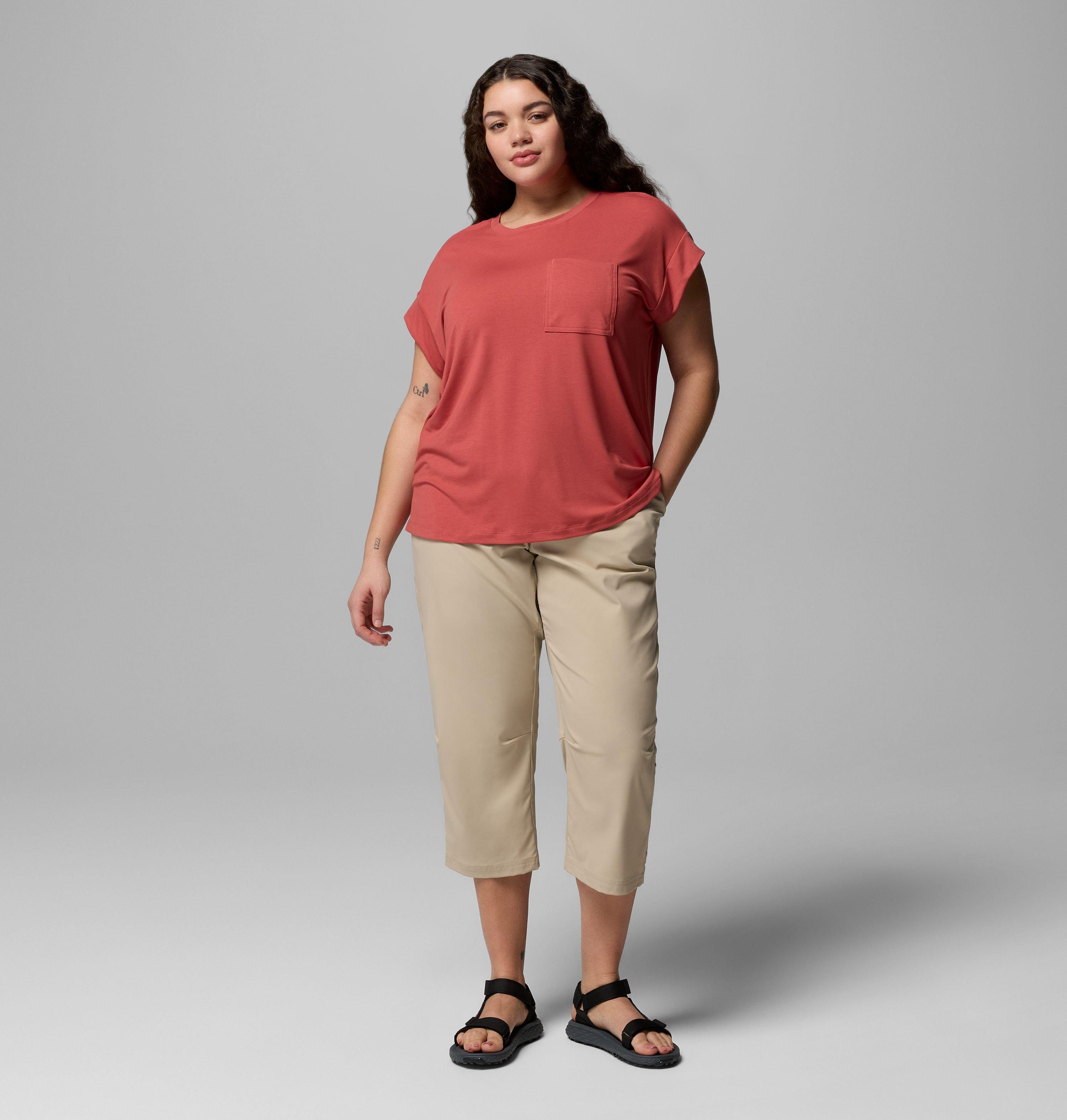 Women's Daniela Falls Short Sleeve Shirt - Plus Size | 643 | 2X 2