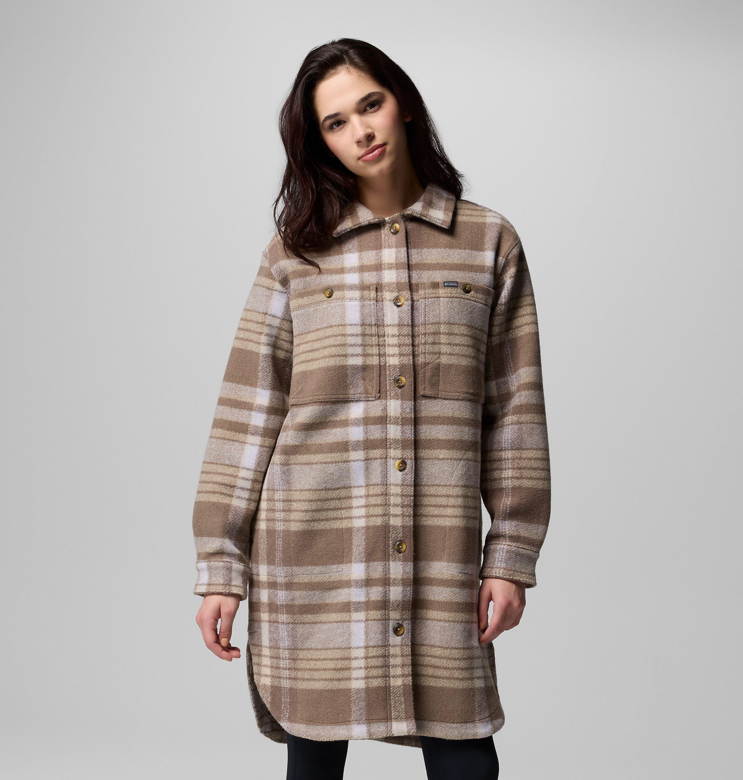 Women's Wildest Venture Long Fleece Coat | 254 | M 7