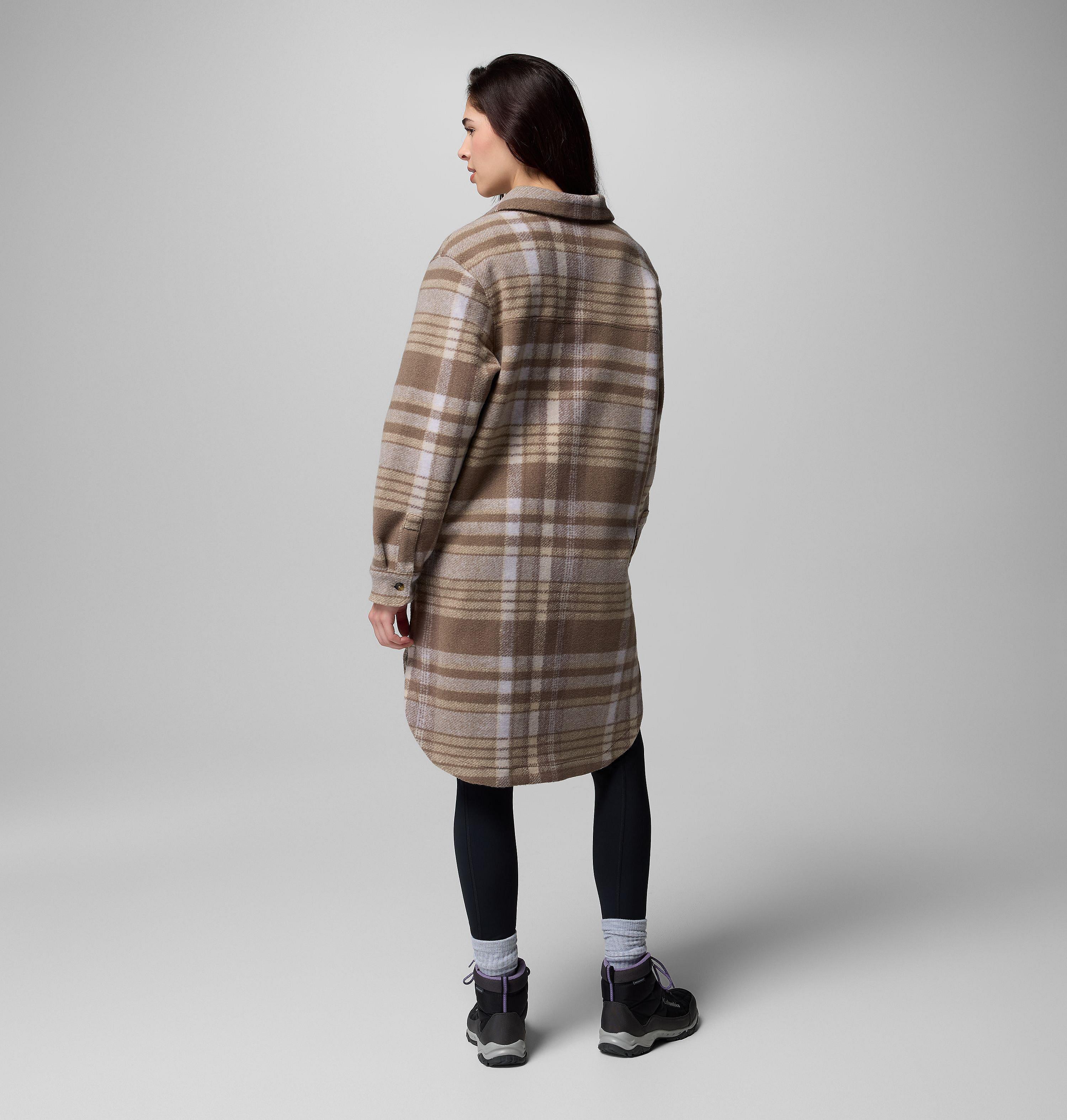 Women's Wildest Venture Long Fleece Coat | 254 | M 3