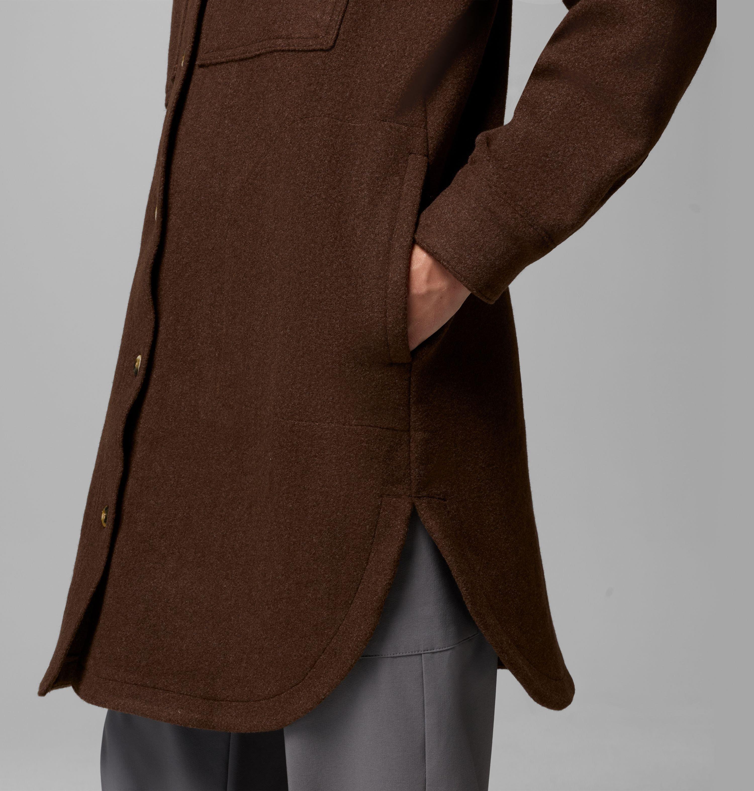 Women's Wildest Venture Long Fleece Coat | 257 | M 7