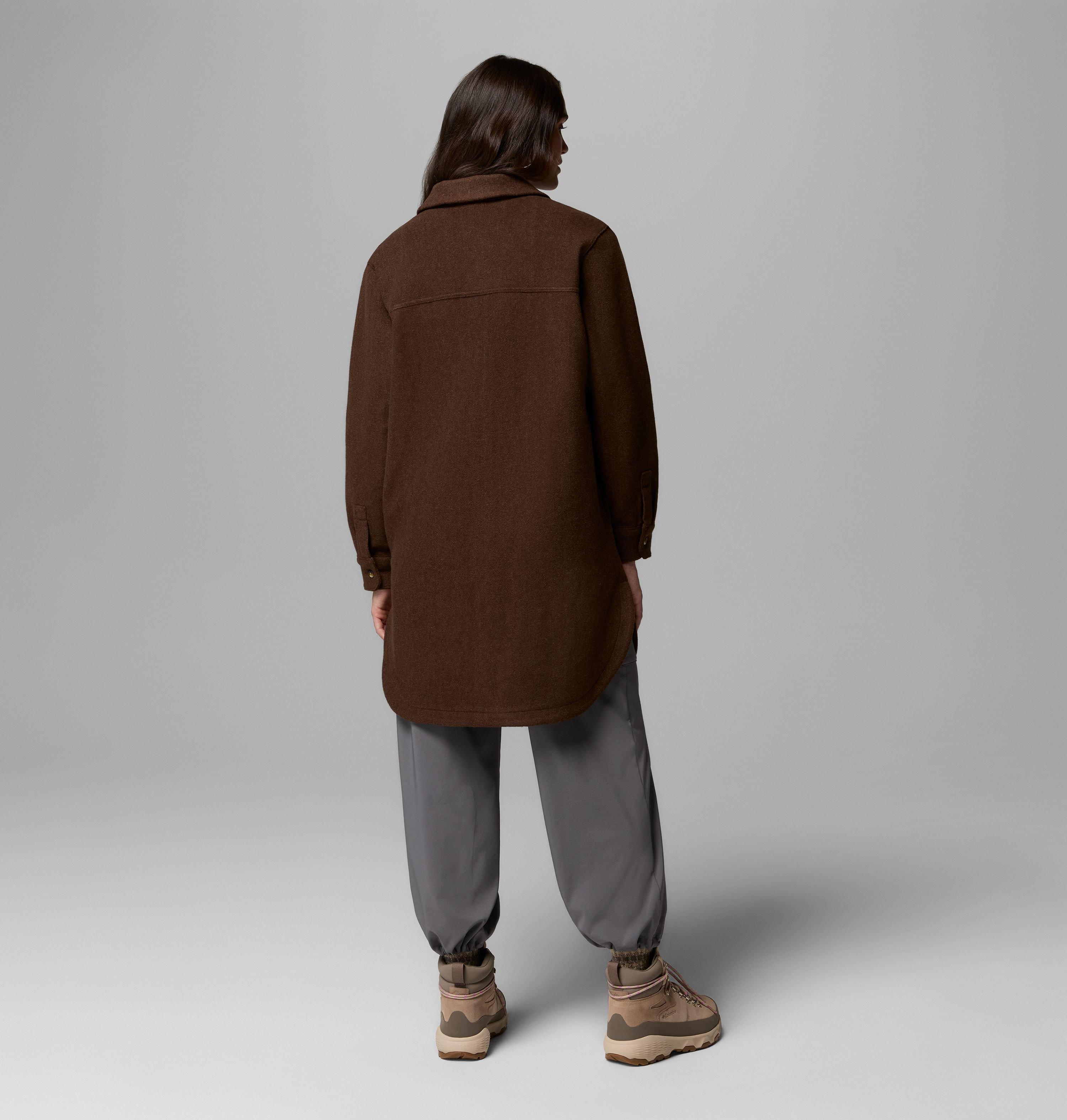 Women's Wildest Venture Long Fleece Coat | 257 | M 3