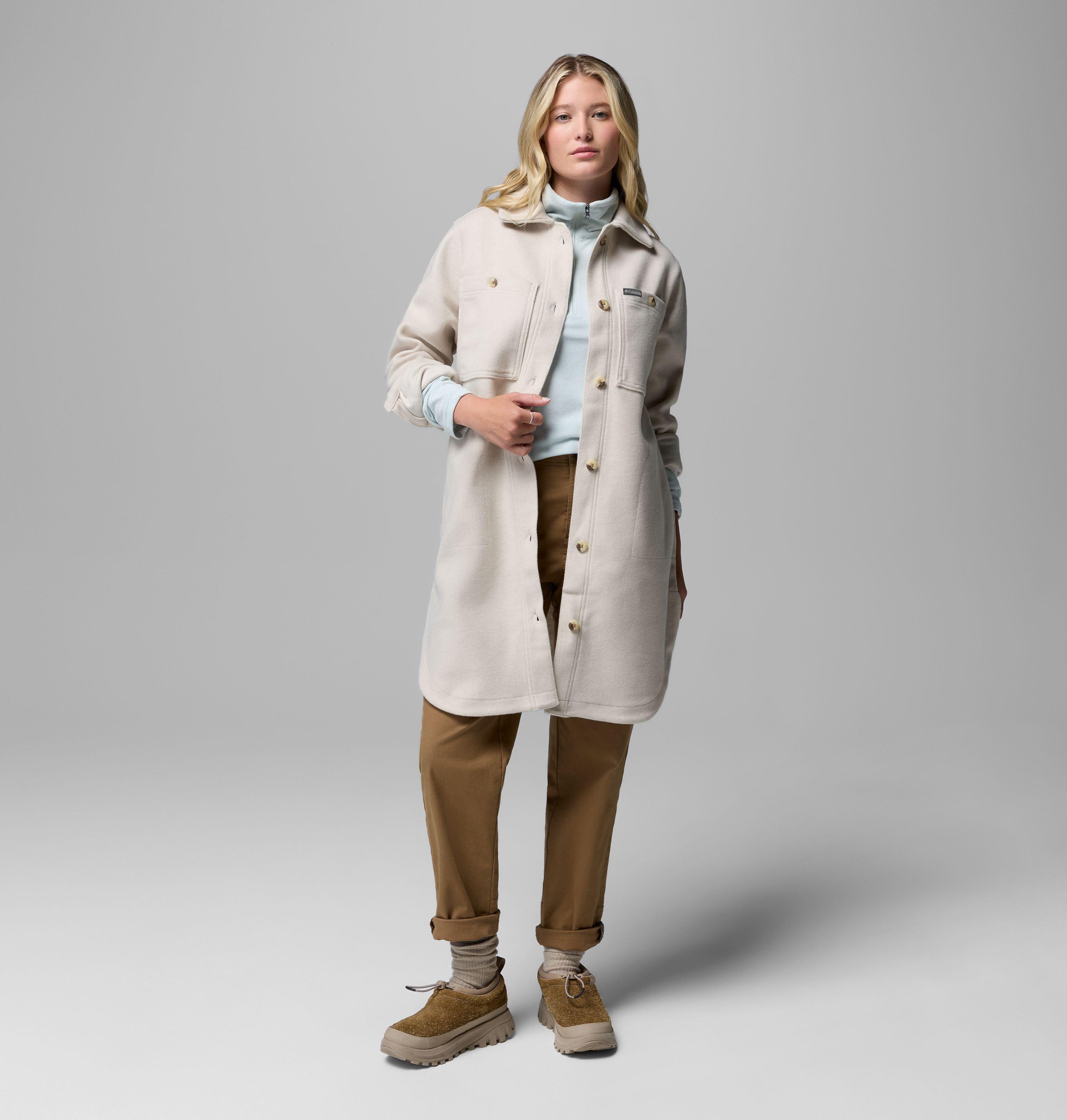 Manteau long en tissu polaire Wildest Venture pour femme | 278 | XS 2