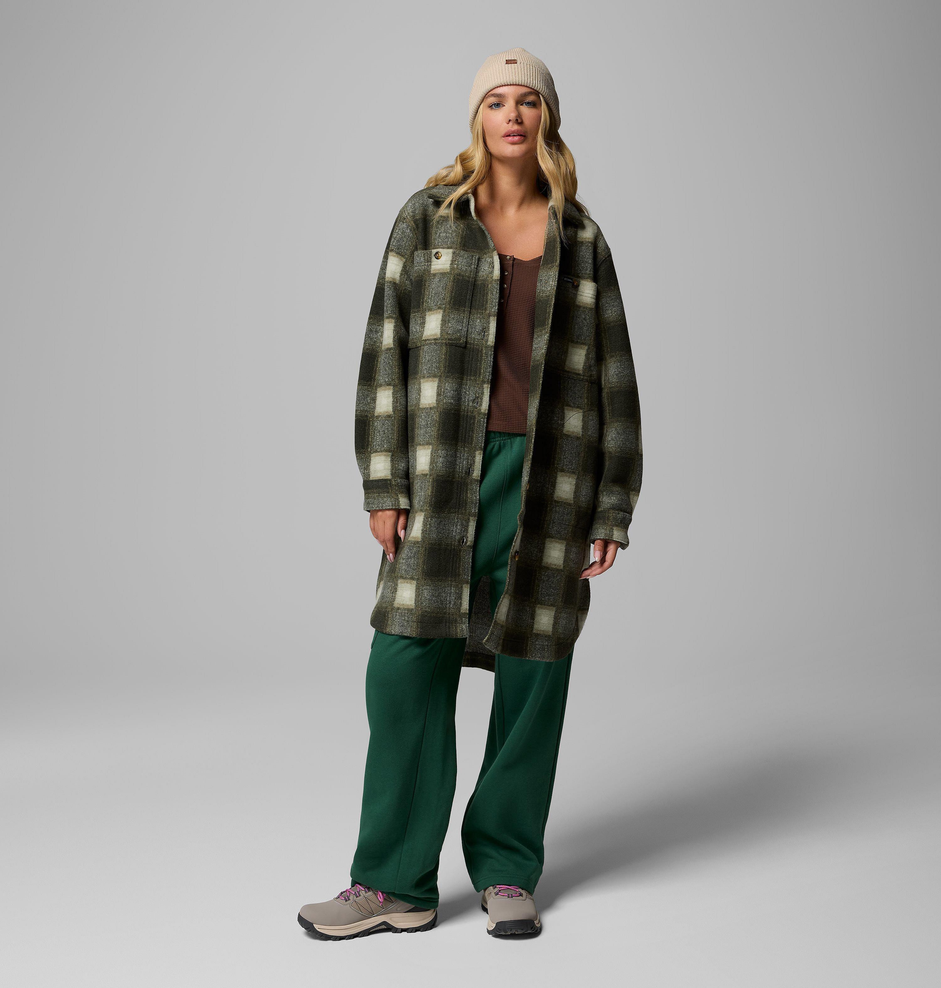 Women's Wildest Venture Long Fleece Coat | 366 | S 8