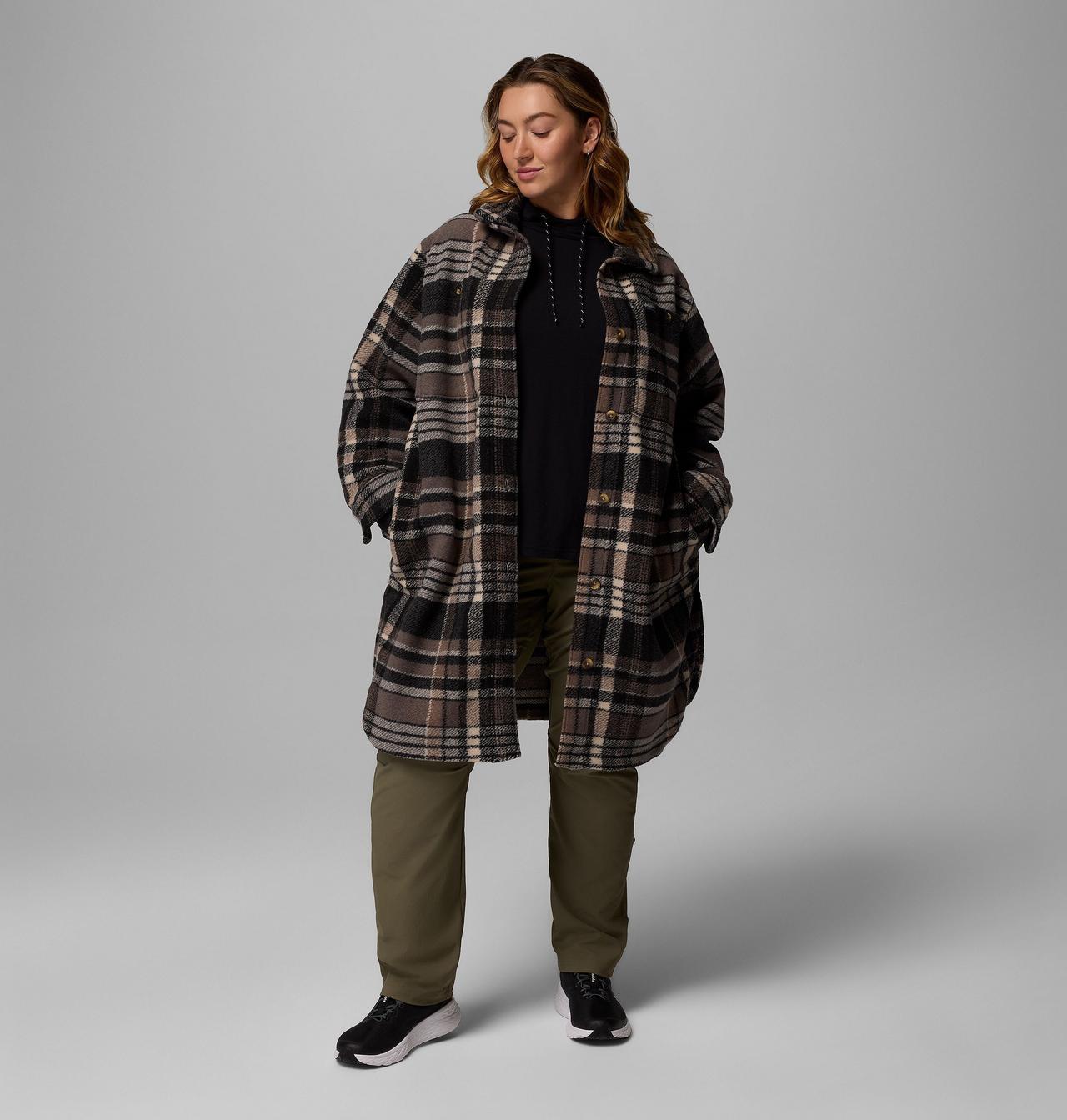 Women's Wildest Venture™ Long Fleece Coat - Plus Size 5