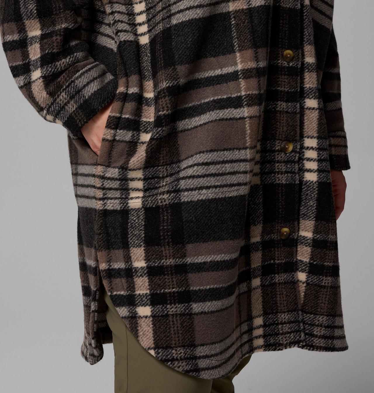 Women's Wildest Venture™ Long Fleece Coat - Plus Size 7