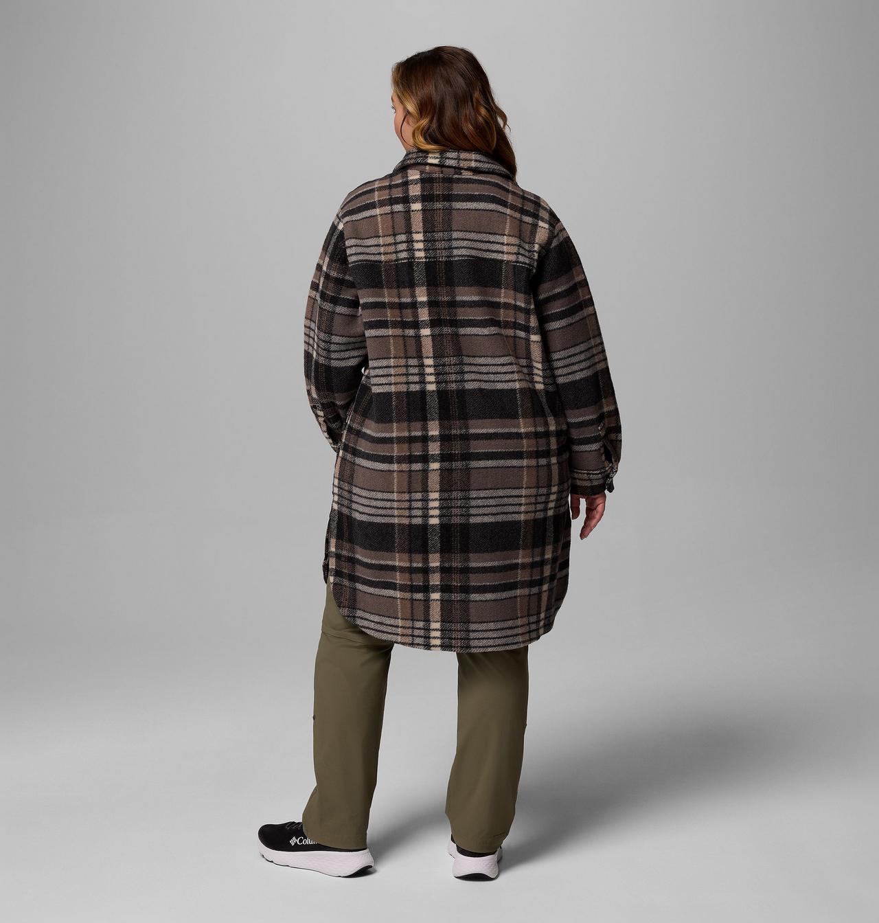 Women's Wildest Venture™ Long Fleece Coat - Plus Size 3