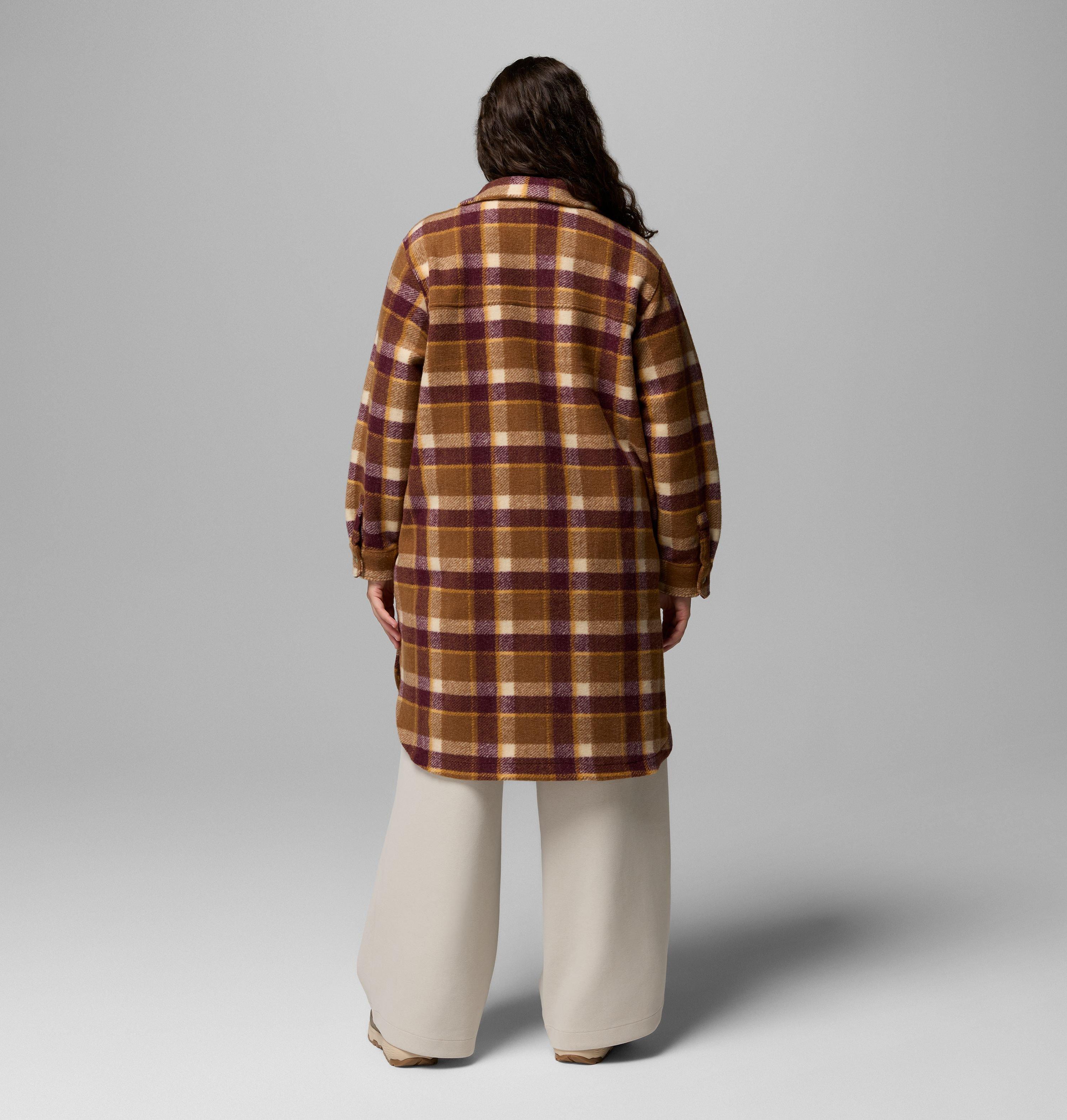 Women's Wildest Venture Long Fleece Coat - Plus Size 3