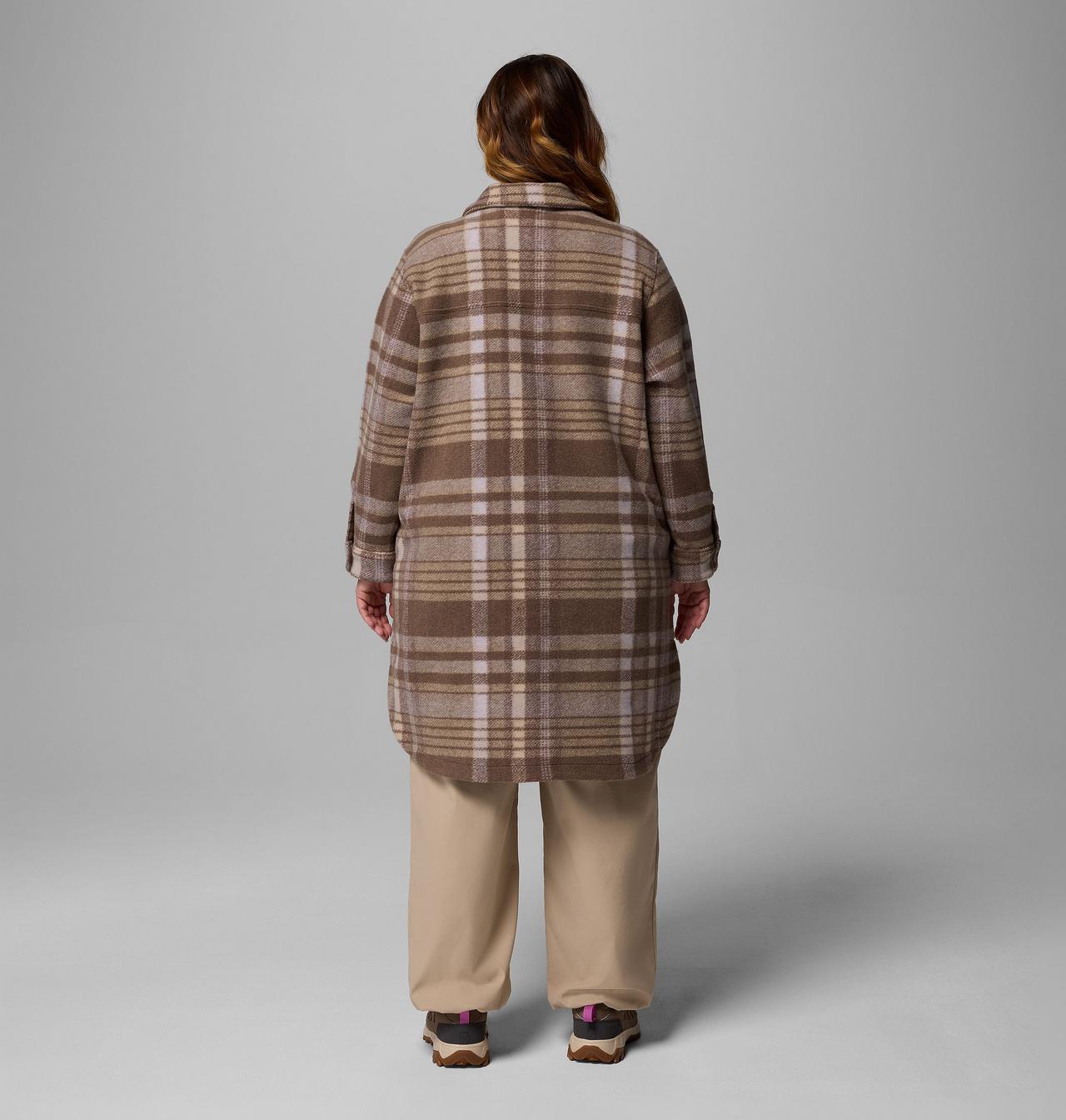 Women's Wildest Venture™ Long Fleece Coat - Plus Size 3