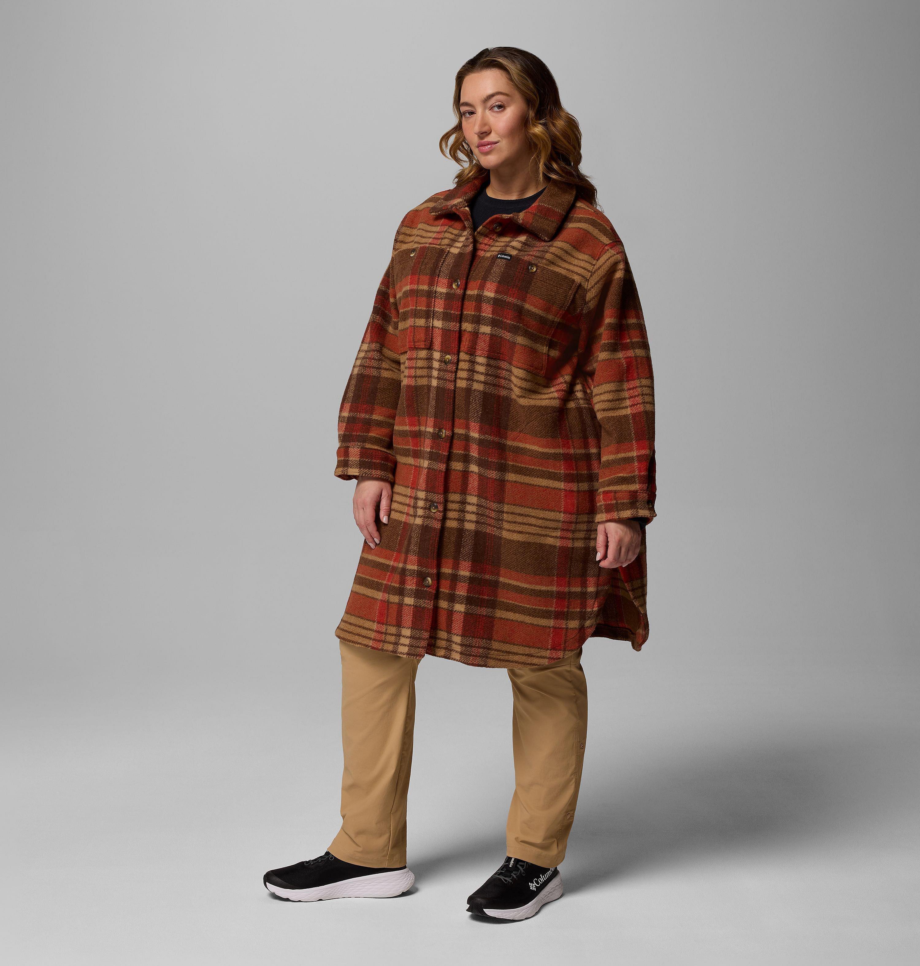 Women's Wildest Venture Long Fleece Coat - Plus Size 4