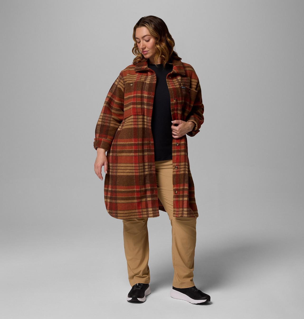 Women's Wildest Venture™ Long Fleece Coat - Plus Size | 256 | 2X 5