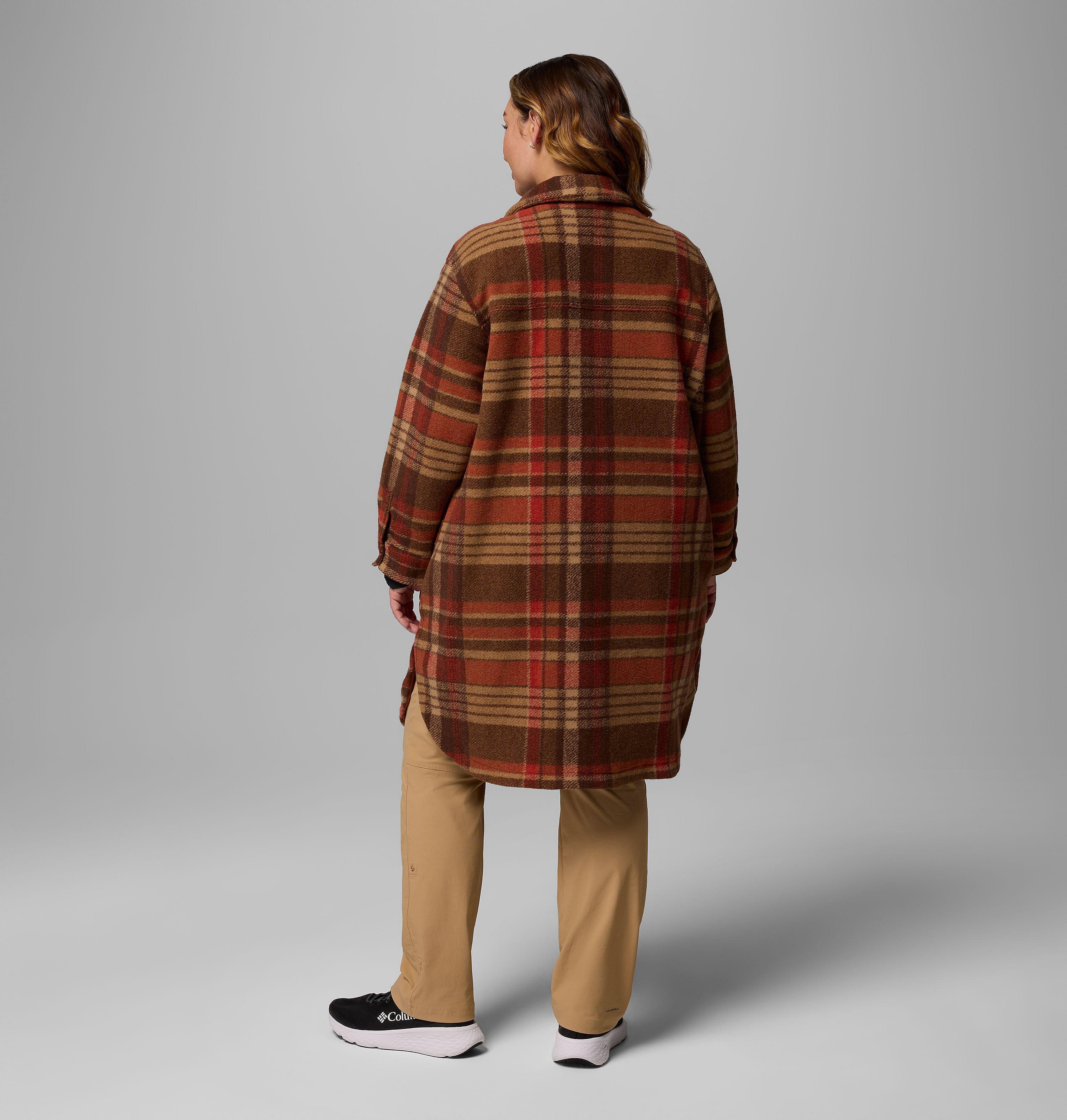 Women's Wildest Venture Long Fleece Coat - Plus Size 3