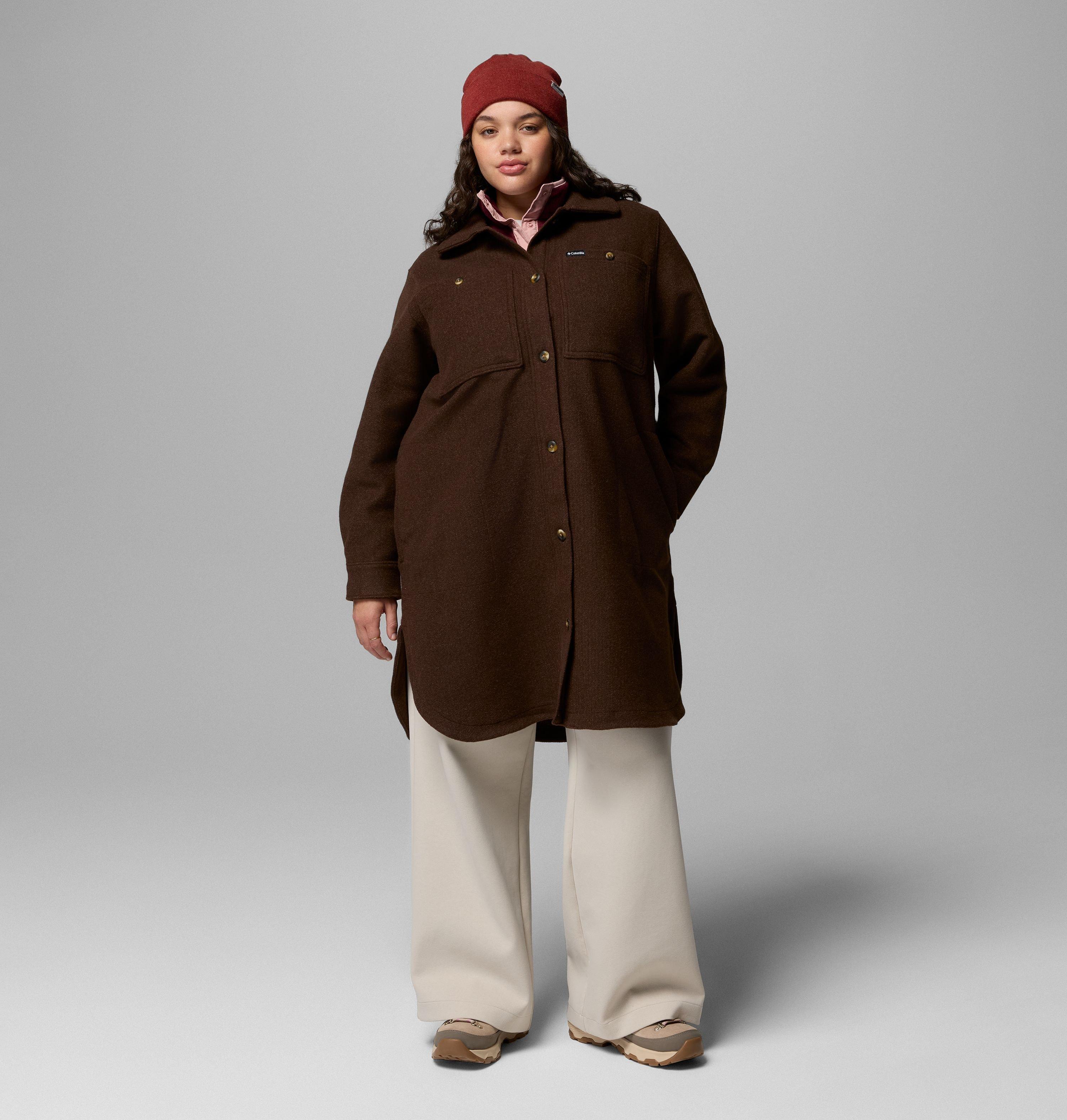 Manteau long en tissu polaire Wildest Venture pour femme – Grandes tailles 2