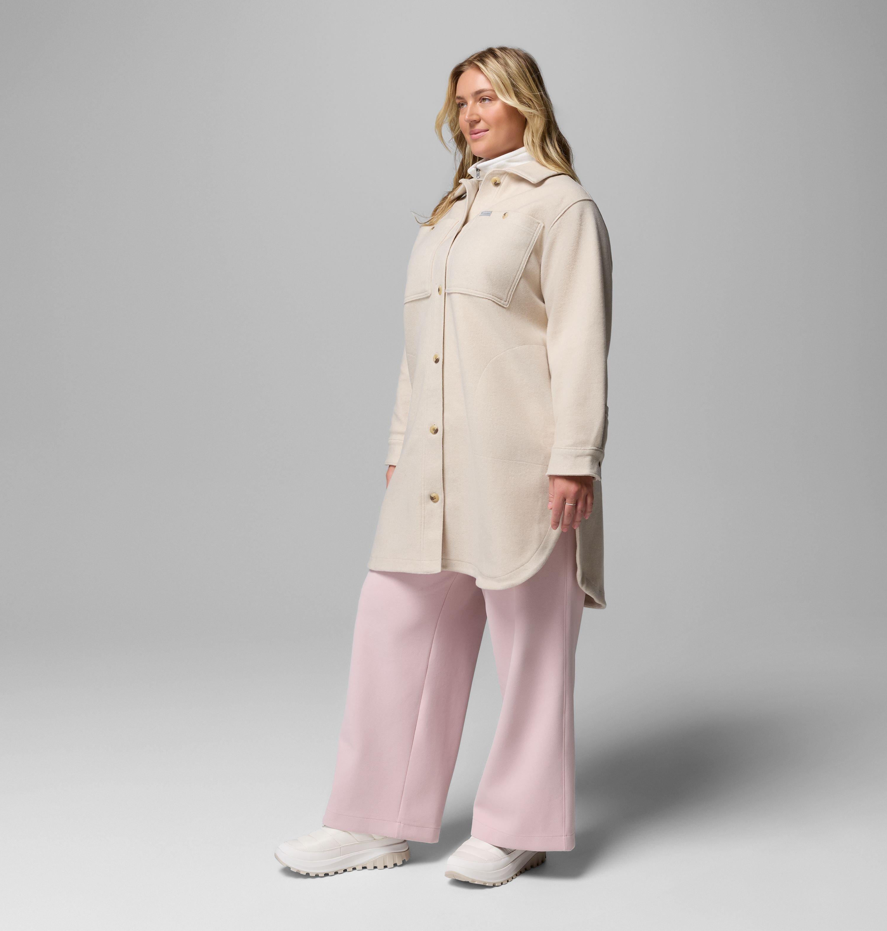 Manteau long en tissu polaire Wildest Venture pour femme – Grandes tailles | 278 | 2X 4