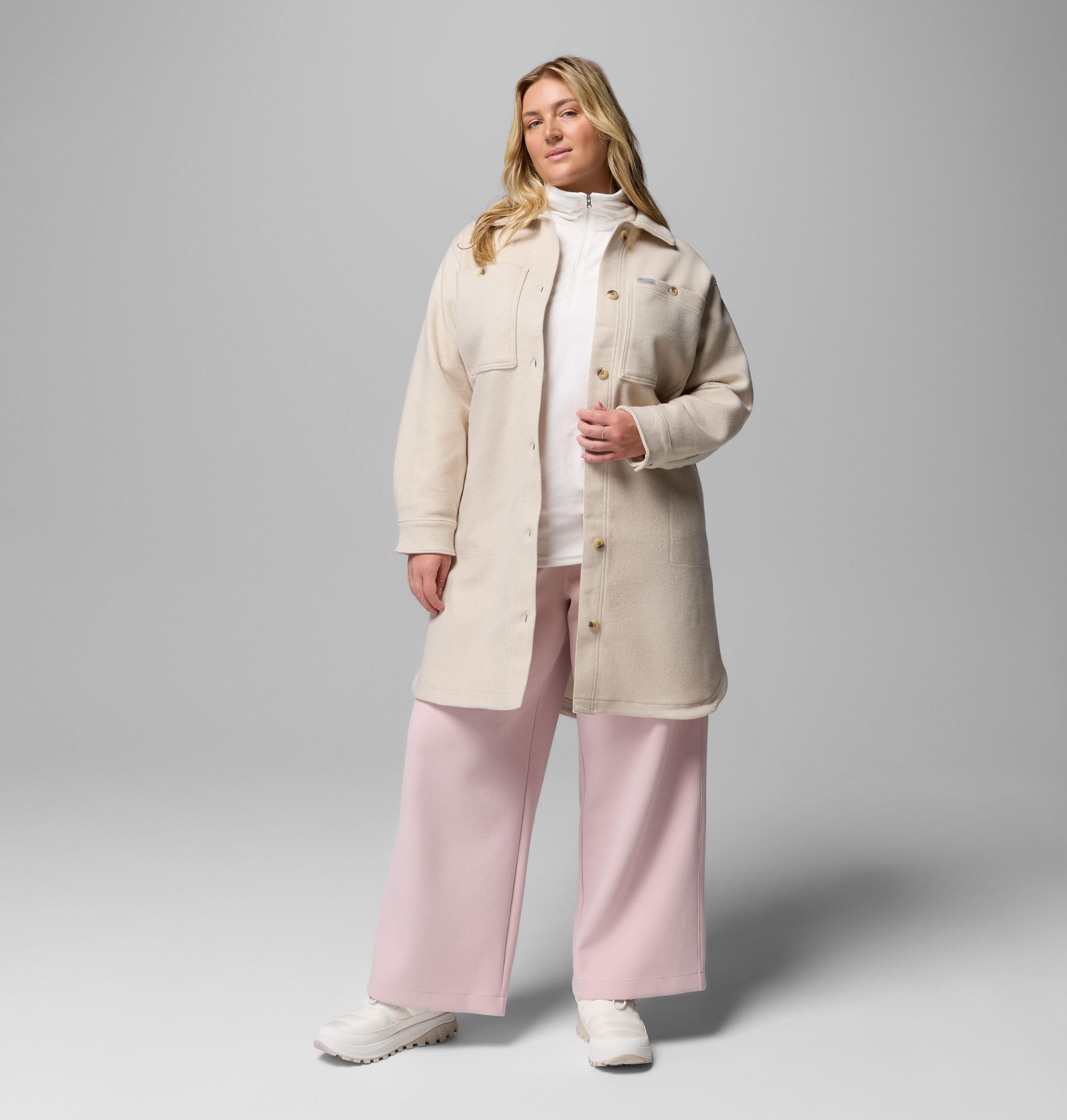 Manteau long en tissu polaire Wildest Venture pour femme – Grandes tailles | 278 | 2X 5