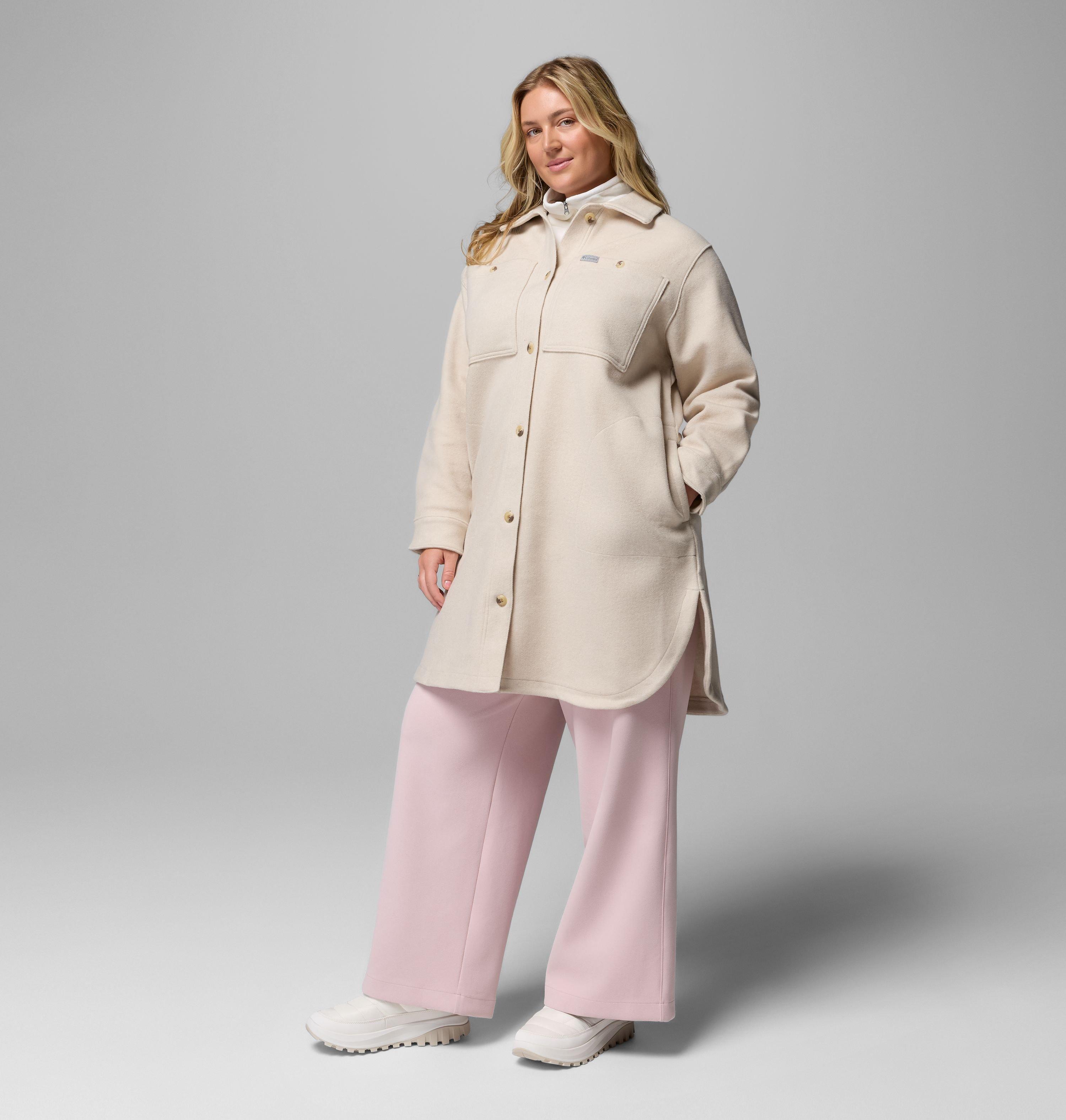 Manteau long en tissu polaire Wildest Venture pour femme – Grandes tailles | 278 | 2X 2