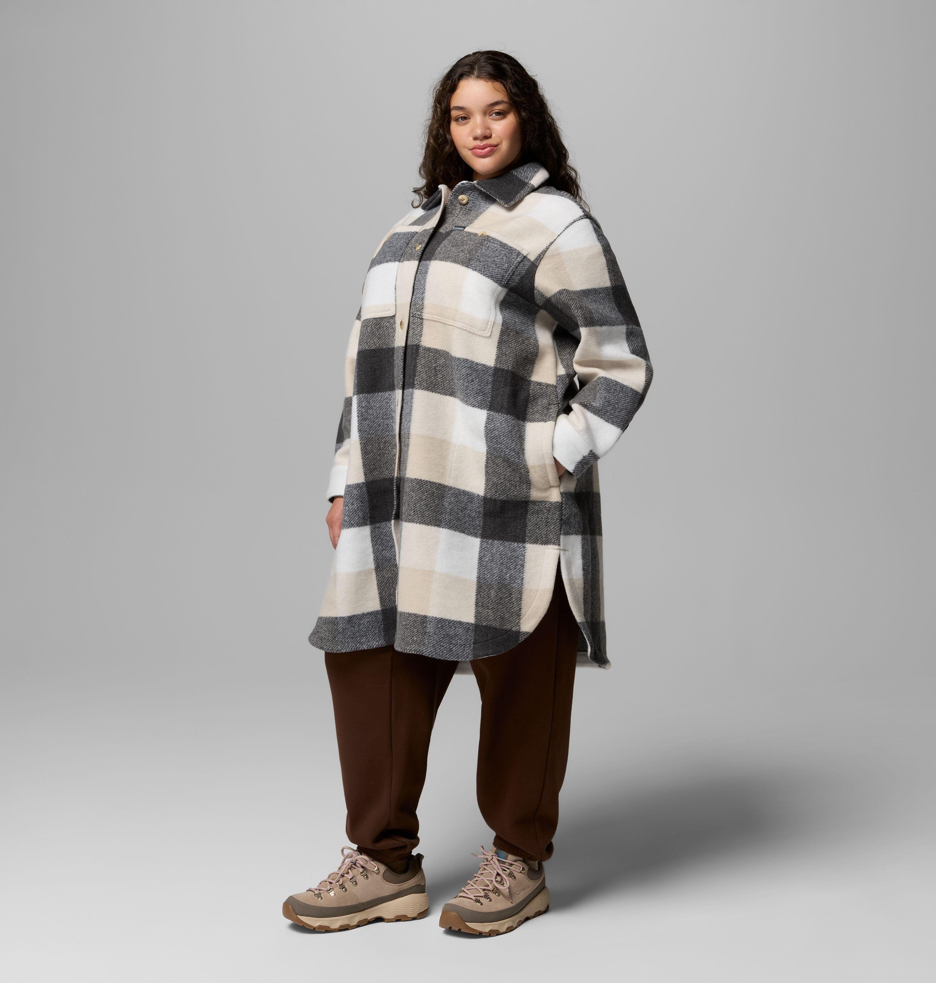 Manteau long en tissu polaire Wildest Venture pour femme – Grandes tailles | 279 | 3X 4