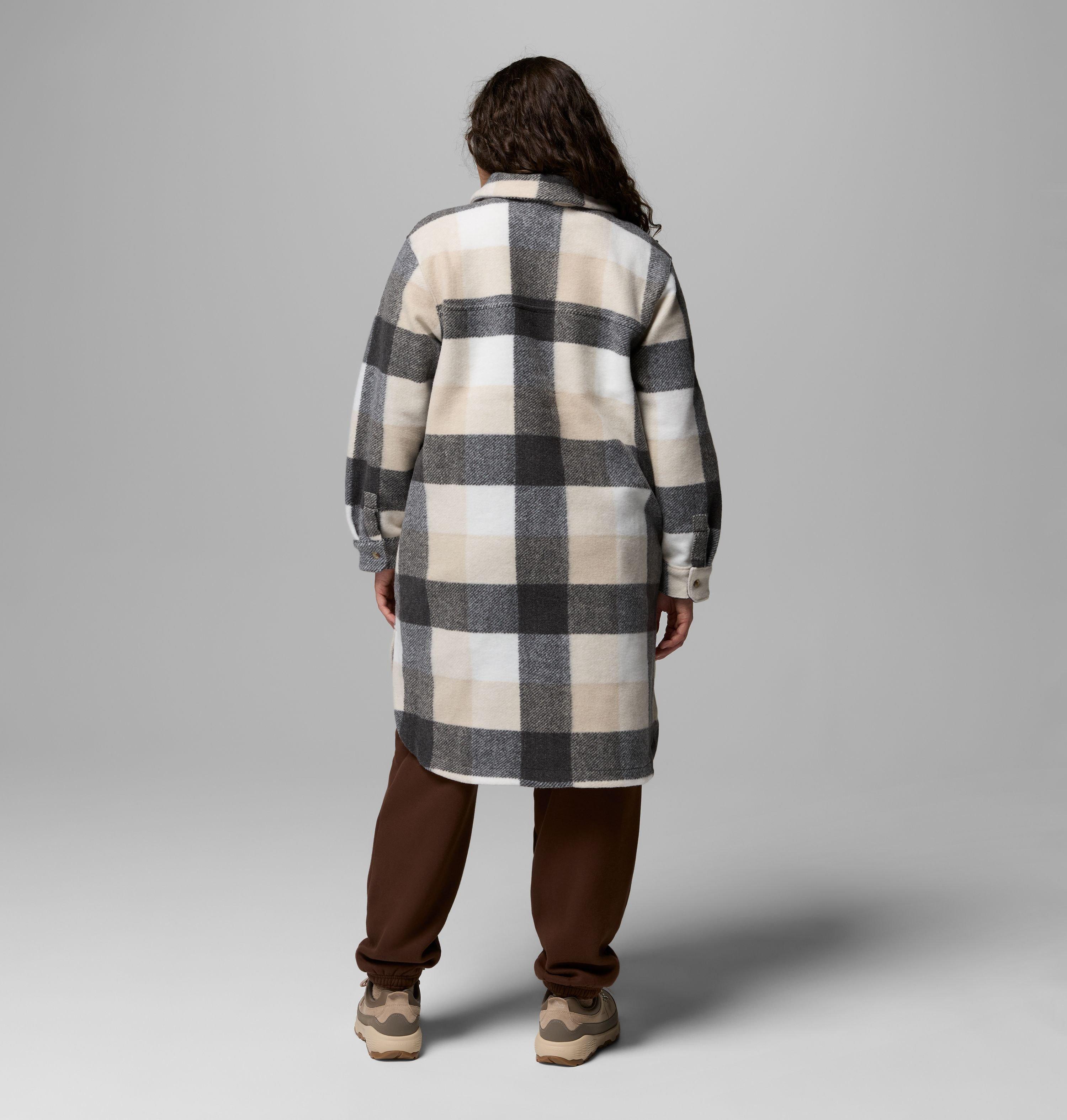 Manteau long en tissu polaire Wildest Venture pour femme – Grandes tailles | 279 | 3X 3