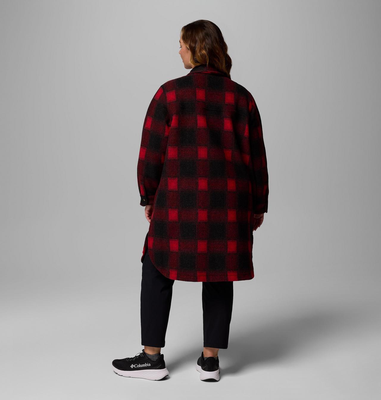 Women's Wildest Venture™ Long Fleece Coat - Plus Size 3