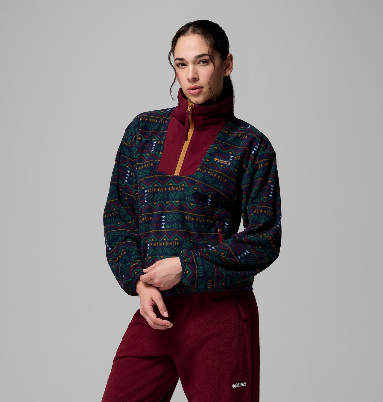 Women's Sequoia Grove™ Printed Half Zip Jacket