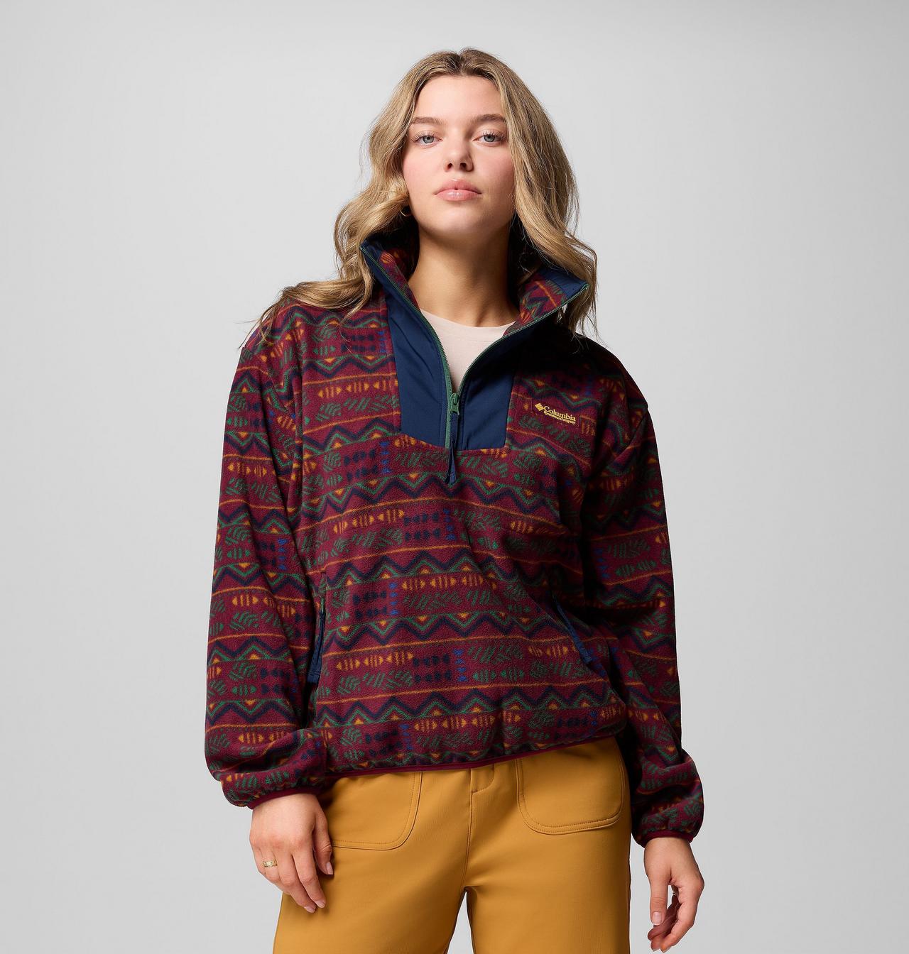 Women's Sequoia Grove™ Printed Half Zip Jacket 1