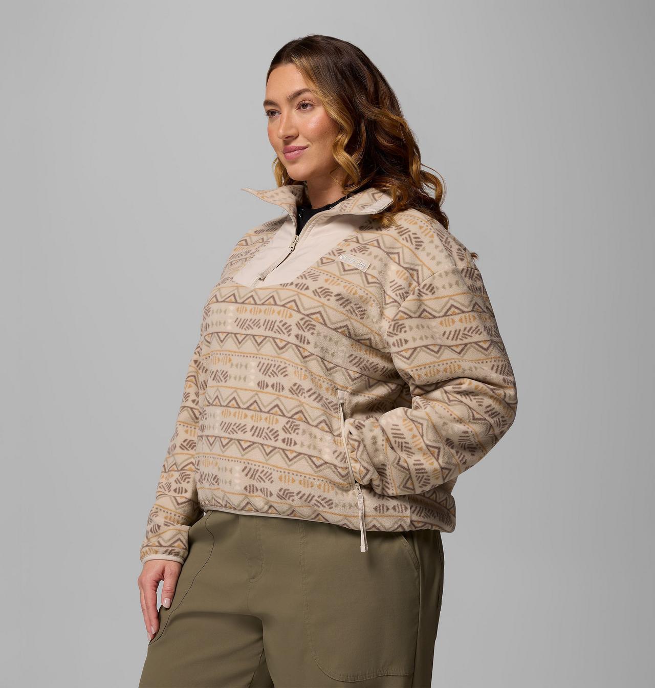 Women's Sequoia Grove™ Printed Half Zip Jacket - Plus Size 4