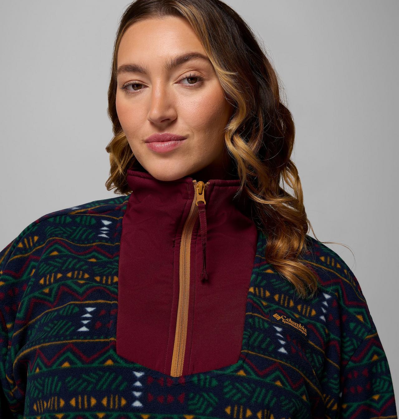 Women's Sequoia Grove™ Printed Half Zip Jacket - Plus Size 5