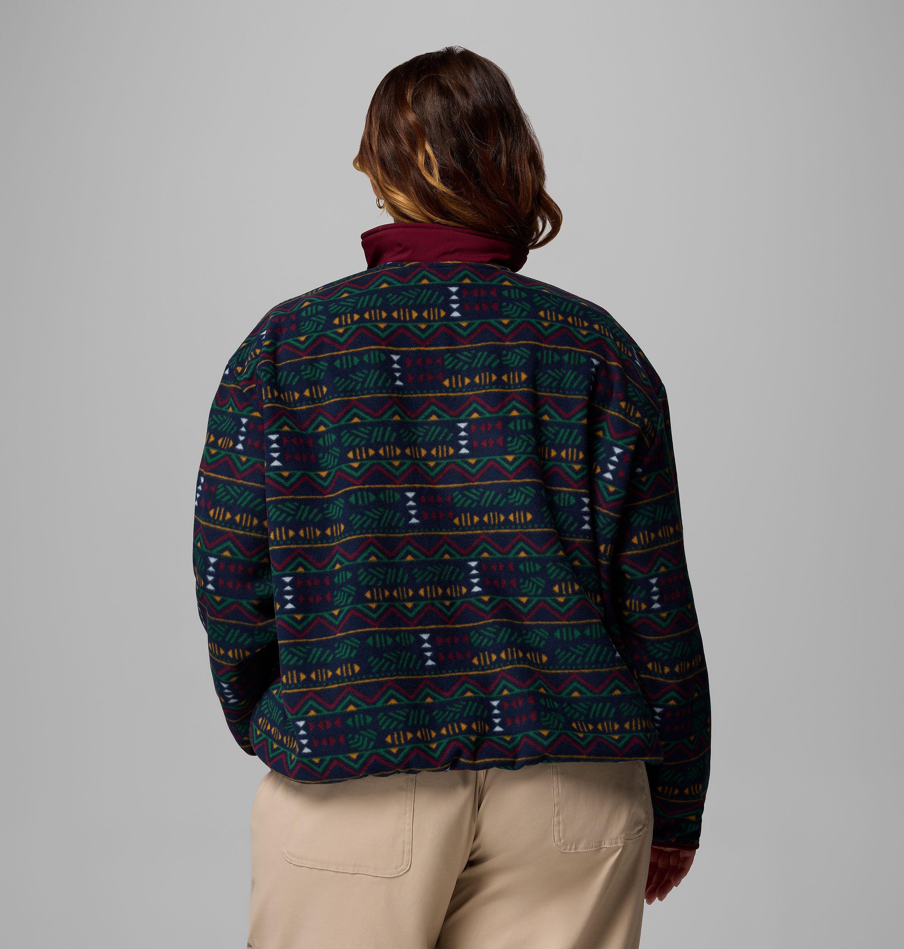 Women's Sequoia Grove Printed Half Zip Jacket - Plus Size 3