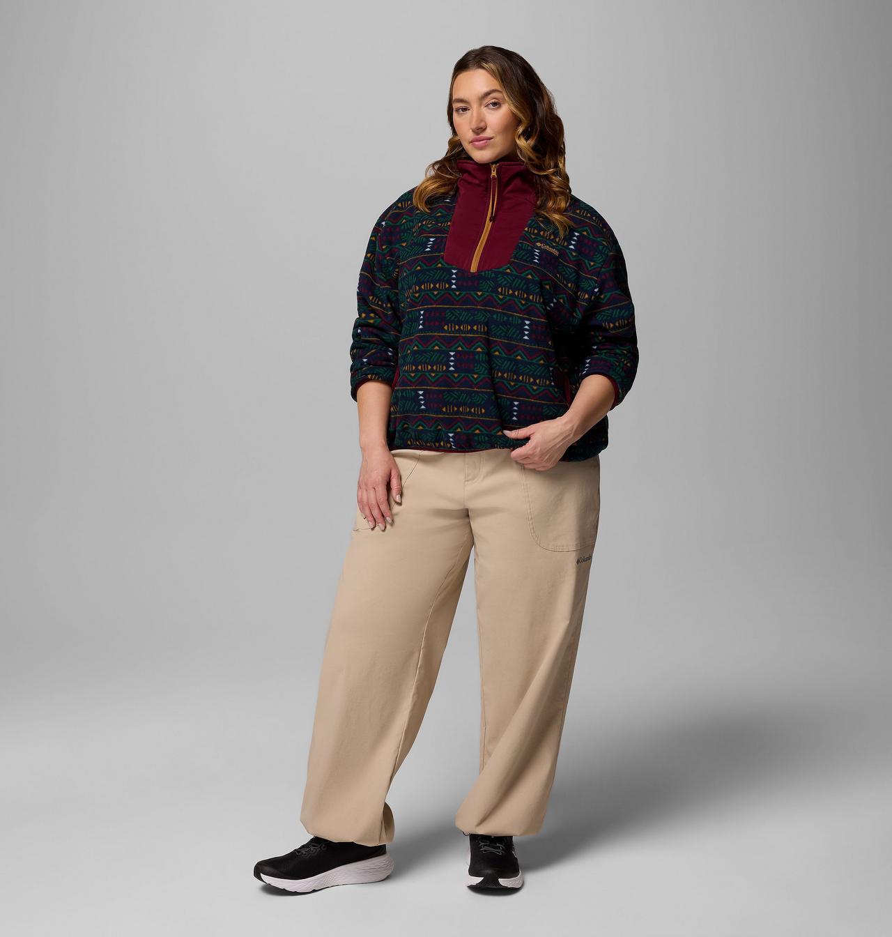Women's Sequoia Grove™ Printed Half Zip Jacket - Plus Size 2