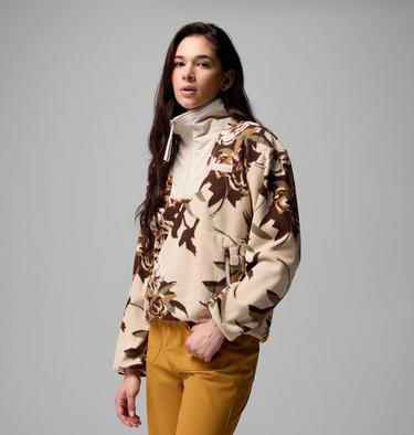 Forro polar con media cremallera y estampado Sequoia Grove para mujer, Color: Dark Stone Blossoming, image 12