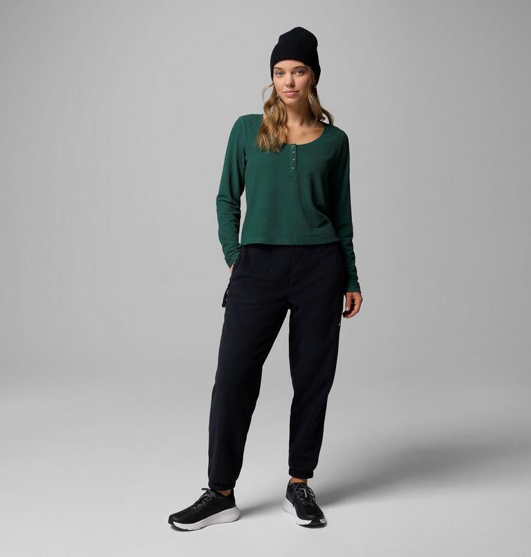 Women's Sequoia Grove Fleece Pants, Color: Black, image 2