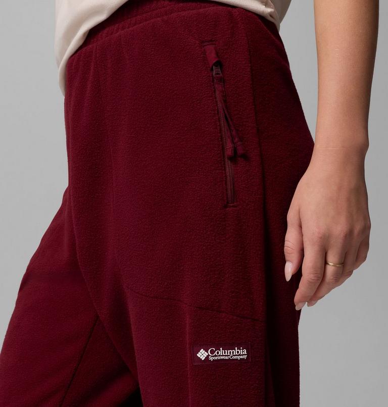 Women's Sequoia Grove Fleece Pants, Color: Rich Wine, image 7