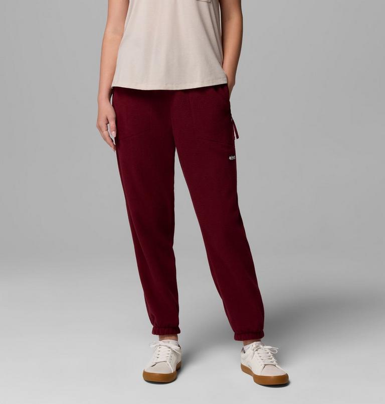 Women's Sequoia Grove Fleece Pants, Color: Rich Wine, image 1