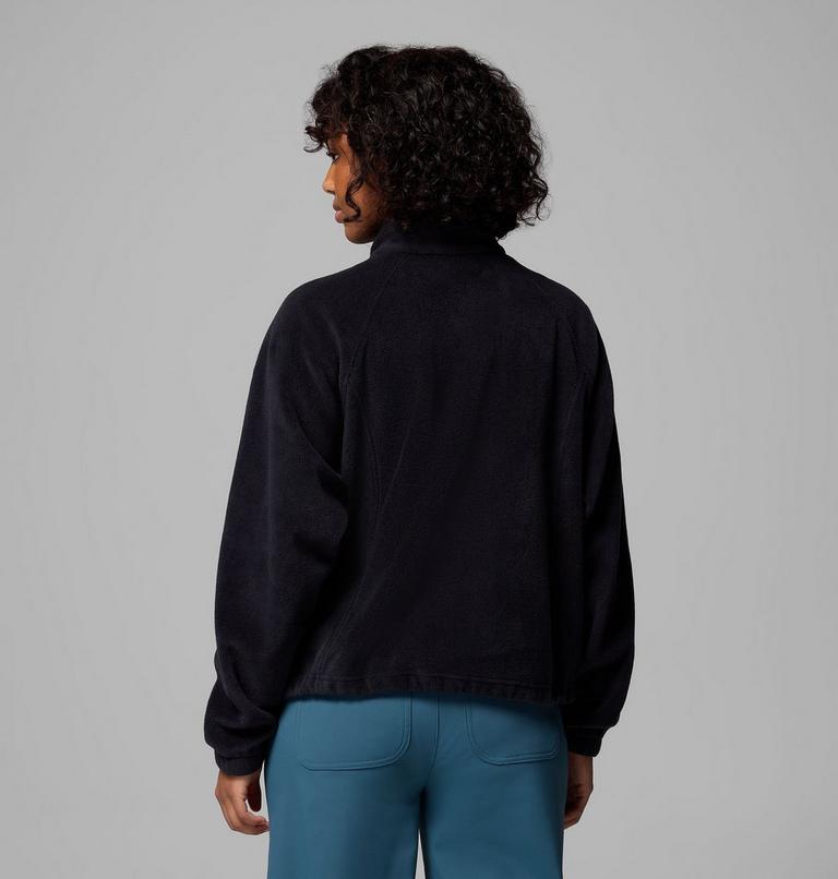 Forro polar de corte relajado Benton Springs para mujer, Color: Black, image 3