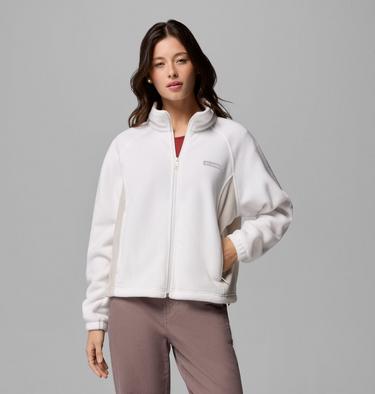 Veste en Polaire D&eacute;contract&eacute;e Benton Springs Femme, Color: Sea Salt, Dark Stone, image 5