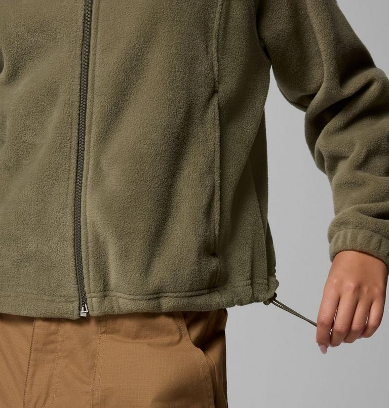 Forro polar de corte relajado Benton Springs para mujer, Color: Stone Green, image 6
