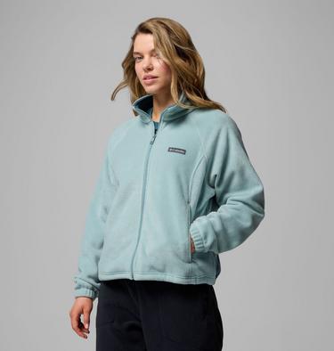 Women's Benton Springs Relaxed Fleece Jacket, Color: Crushed Blue, image 7